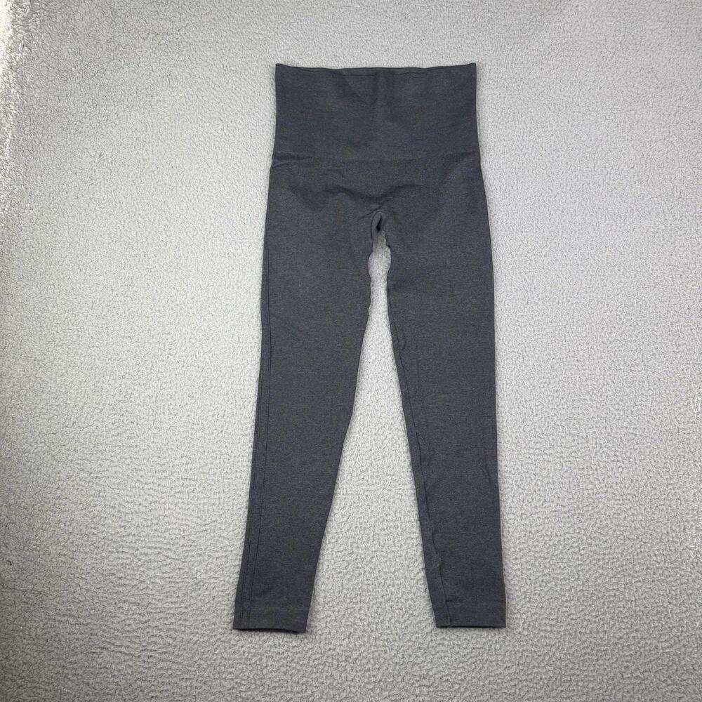 Spanx Look At Me Now 7/8 Seamless Gray Leggings Size M (26x24)